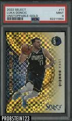 Luka Doncic [Gold] #11 Basketball Cards 2022 Panini Select Unstoppable Prices