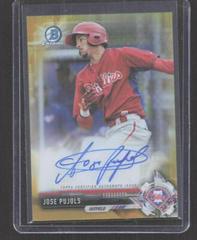 Jose Trevino [Gold Refractor] Baseball Cards 2017 Bowman Chrome Prospects Autographs Prices