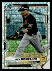 Nick Gonzales [SP Mega Box Mojo] #BCP-224 Baseball Cards 2021 Bowman Chrome Prospects Prices