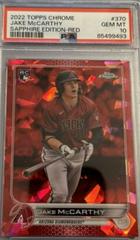 Jake McCarthy [Red] #370 Baseball Cards 2022 Topps Chrome Sapphire Prices