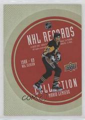 Mario Lemieux [Gold] Hockey Cards 2021 Upper Deck Record Collections Prices