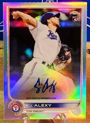 A. J. Alexy [Refractor] #RA-AJA Baseball Cards 2022 Topps Chrome Rookie Autographs Prices