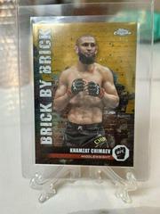 Khamzat Chimaev [Gold Refractor] #BYB-16 Ufc Cards 2024 Topps Chrome UFC Brick by Brick Prices