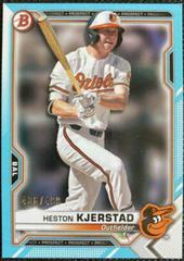 Heston Kjerstad [Sky Blue] #BP-138 Baseball Cards 2021 Bowman Paper Prospects Prices