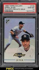 Derek Jeter [Player's Private Issue] Baseball Cards 1999 Topps Gallery Prices
