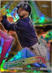 Wander Franco [Gold] #FS-1 Baseball Cards 2022 Topps Chrome Logofractor Future Stars Prices
