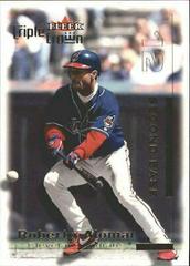 Roberto Alomar #88 Baseball Cards 2001 Fleer Triple Crown Prices