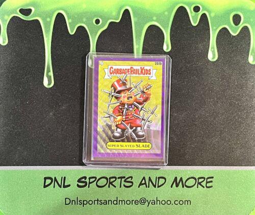 Super Slayed SLADE [Purple Wave Refractor] #207b 2022 Garbage Pail Kids Chrome