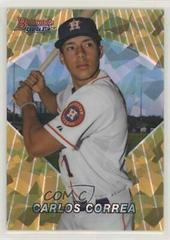 Carlos Correa [Atomic Refractor] Baseball Cards 2016 Bowman's Best 1996 Prices
