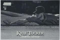 Kyle Tucker [Sliding Black & White] #106 Baseball Cards 2019 Stadium Club Prices
