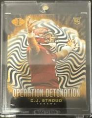 C.J. Stroud [Black] #19 Football Cards 2023 Panini Illusions Operation Detonation Prices