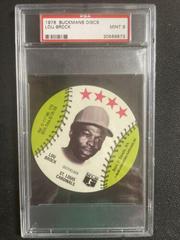Lou Brock Baseball Cards 1976 Buckmans Discs Prices