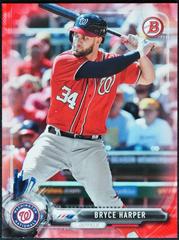 Bryce Harper [Red] #3 Baseball Cards 2017 Bowman Prices