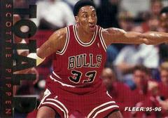 Scottie Pippen #9 Basketball Cards 1995 Fleer Total D Prices