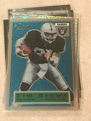 Tim Brown [Retrofractor] Football Cards 2001 Topps Heritage Prices