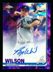 Bryse Wilson [Purple Refractor] #BW Baseball Cards 2019 Topps Chrome Sapphire Rookie Autographs Prices