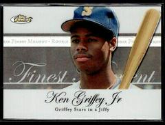 Ken Griffey Jr. [Refractor] #RFMKG Baseball Cards 2007 Finest Rookie Moments Prices