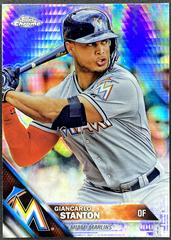 Giancarlo Stanton [Vertical Prism Refractor] #53 Baseball Cards 2016 Topps Chrome Prices
