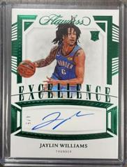 Jaylin Williams [Emerald] #28 Basketball Cards 2022 Panini Flawless Rookie Autograph Prices
