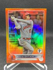 Shohei Ohtani [Orange] #1 Baseball Cards 2022 Topps 1st Edition Prices