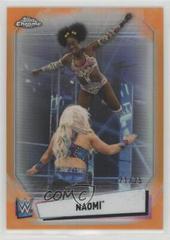 Naomi [Orange Refractor] #IV-13 Wrestling Cards 2021 Topps Chrome WWE Image Variations Prices
