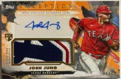 Josh Jung [Orange] #IAP-JJ Baseball Cards 2023 Topps Inception Autograph Patch Prices