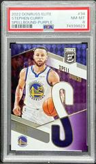 Stephen Curry [Purple] #34 Basketball Cards 2022 Panini Donruss Elite Spellbound Prices