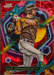 Jake Cronenworth [Red Flare] #165 Baseball Cards 2023 Topps Cosmic Chrome Prices