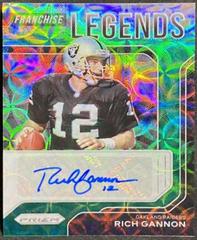 Rich Gannon [Green Scope Prizm] Football Cards 2021 Panini Prizm Franchise Legends Signatures Prices