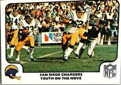 San Diego Chargers [Youth on the Move] #25 Football Cards 1977 Fleer Team Action Prices