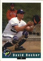David Becker #106 Baseball Cards 1992 Classic Draft Picks Prices