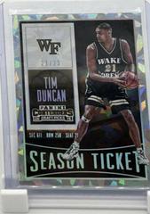 Tim Duncan [Cracked Ice Ticket] Basketball Cards 2015 Panini Contenders Draft Picks Prices