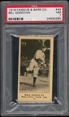 Bill Donovan #49 Baseball Cards 1916 Famous & Barr Co Prices