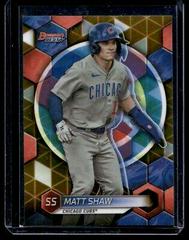 Matt Shaw [Gold] #TP-28 Baseball Cards 2023 Bowman's Best Top Prospects Prices