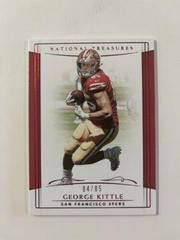 George Kittle [Red Jersey Number] #12 Football Cards 2018 National Treasures Prices
