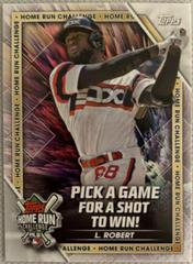 Luis Robert #HRC-25 Baseball Cards 2023 Topps Home Run Challenge Prices