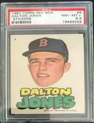 Dalton Jones #8 Baseball Cards 1967 Topps Red Sox Stickers Prices
