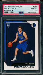Luka Doncic [Red Back] #268 Basketball Cards 2018 Panini Hoops Prices