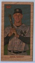 Aaron Judge [Wood Paper Stock] Baseball Cards 2022 Topps 206 Prices