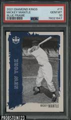 Mickey Mantle [Blue Frame] Baseball Cards 2021 Panini Diamond Kings Prices