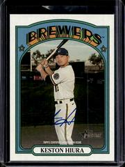 Keston Hiura Real One Autographs Baseball Cards 2021 Topps Heritage Real One Autographs Prices
