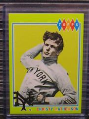 Christy Mathewson [Chartreuse] Baseball Cards 2022 Topps Brooklyn Collection Prices