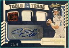 Ryan Tannehill [Material Autograph Prime] #TTT-4 Football Cards 2022 Panini Absolute Tools of the Trade Triple Prices