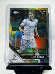 Luka Modric [Blue & Gold Starball Refractor] Soccer Cards 2021 Topps Chrome UEFA Champions League Prices