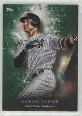 Aaron Judge [Green] #1 Baseball Cards 2018 Topps Inception Prices