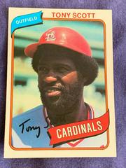 Tony Scott #33 Baseball Cards 1980 Topps Prices