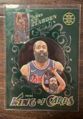 James Harden [Emerald] #8 Basketball Cards 2021 Panini Illusions King of Cards Prices