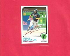 Ronald Acuna Jr. #ROA-RAJ Baseball Cards 2022 Topps Heritage Real One Autographs Prices