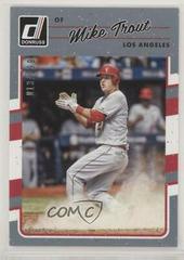 Mike Trout [Clapping Gray Border] Baseball Cards 2017 Panini Donruss Prices