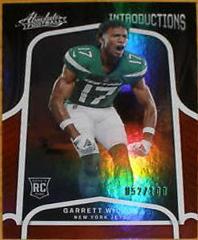 Garrett Wilson [Spectrum Red] #INT-5 Football Cards 2022 Panini Absolute Introductions Prices